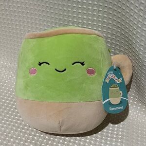 Squishmallows Rosemund the Green Matcha Latte Green and Tan Mug Plush